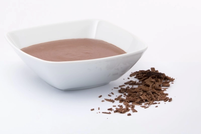 Chocolade puur shake of pudding proteïne dieet