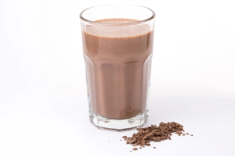 Chocolade shake natuurlijk proteïne dieet
