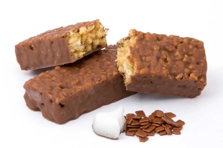 Kokos chocolade crisp reep proteïne dieet