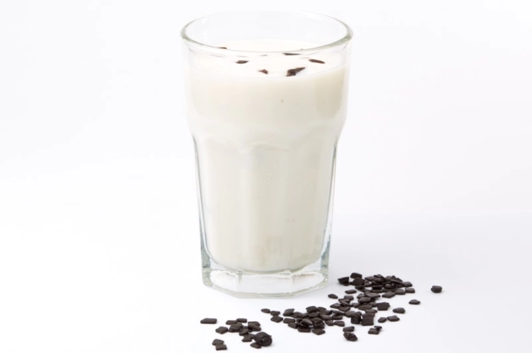 Stracciatella yoghurt shake of pudding proteïne dieet